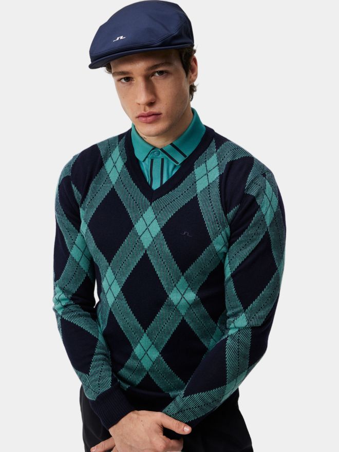 J.Lindeberg Billy V Neck Knit Strick Pullover mehrfarbig