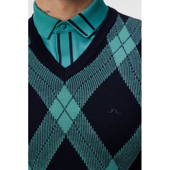 J.Lindeberg  Billy V Neck Knit Sweater multicolor