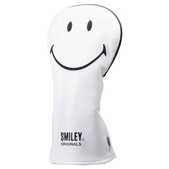  Driver Headcover Smiley bílá