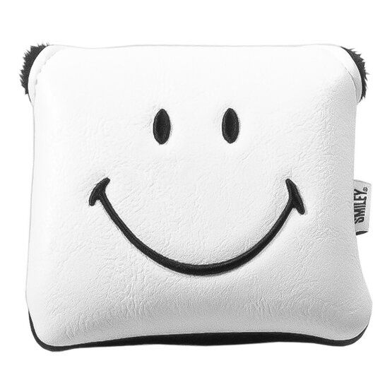  Smiley Mallet Headcover white