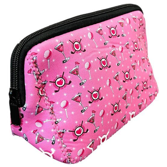 cbf moda Cosmo Golf cosmetic bag pink