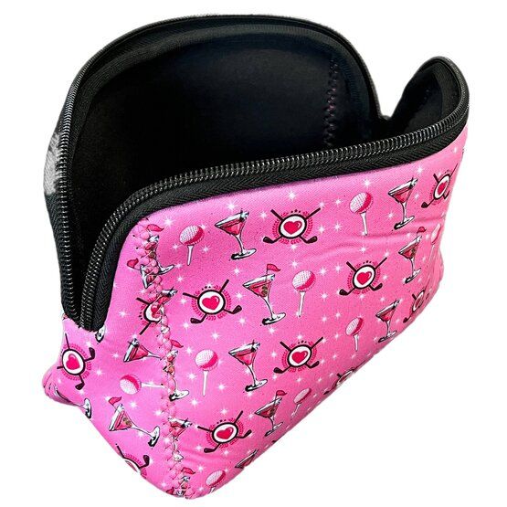 cbf moda Cosmo Golf cosmetic bag pink