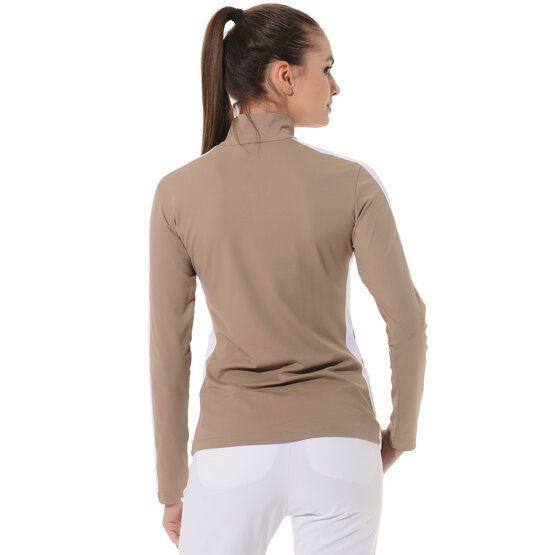 MDC Meryl Zip Stretch Midlayer beige