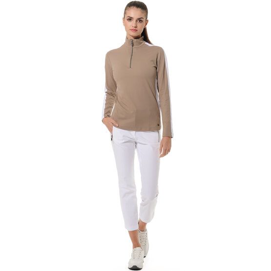 MDC Meryl Zip Stretch Midlayer beige