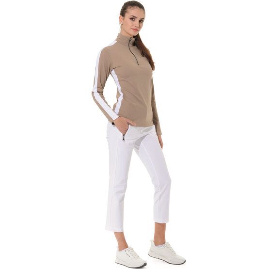 MDC  Meryl Zip Stretch Midlayer beige