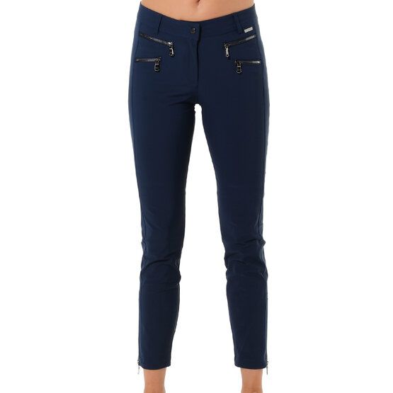 MDC Double Zip Ankle Pants 7/8 Hose navy