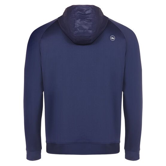 Peter Millar  PURSUIT HALF SNAP HOODIE Long sleeve windshirt navy