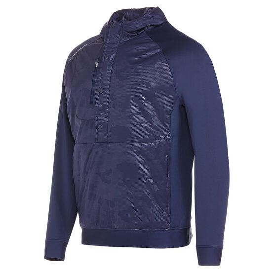 Peter Millar PURSUIT HALF SNAP HOODIE Langarm Windshirt navy