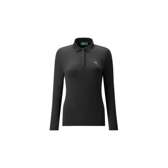 Chervo  ANTICHITA long sleeve polo black