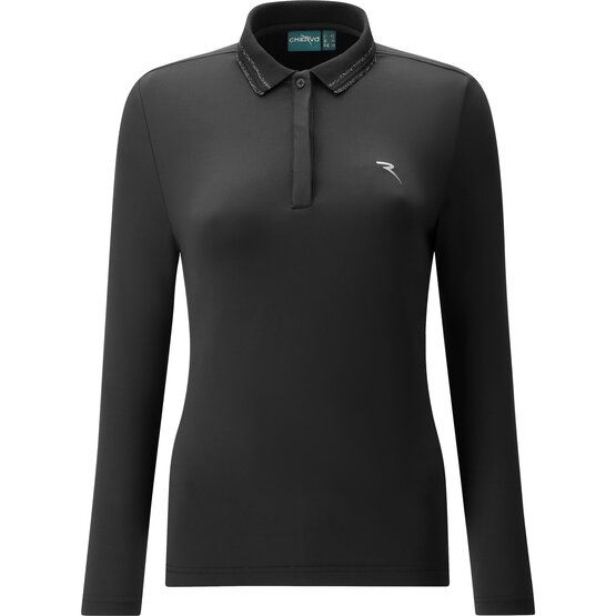 Chervo  ANTICHITA long sleeve polo black