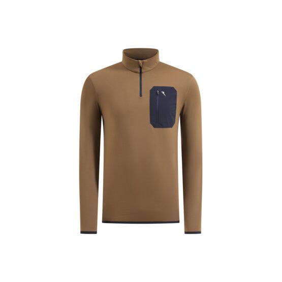 Chervo  Timoroso fleece midlayer camel