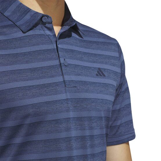 Adidas  2 CLR STRIPE LC half-sleeve polo navy