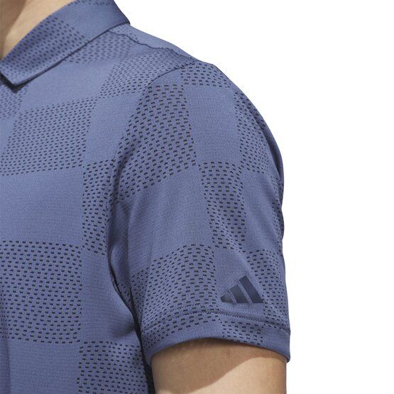 Adidas  TEXTURED polo s krátkým rukávem mořská modrá