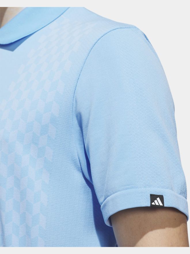 adidas U365T PKNT Halbarm Polo hellblau