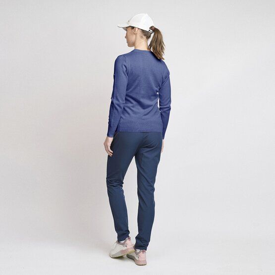 Backtee Ladies Organic Casual Strick Pullover marine