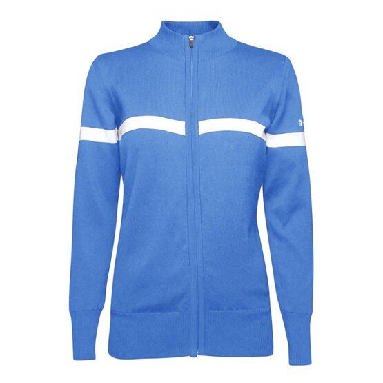 Backtee Ladies Organic Windbreaker Windstopp Strick blau