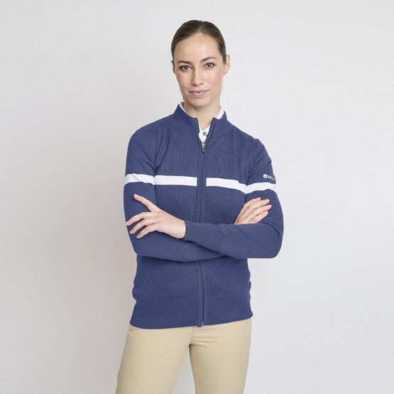 Backtee  Ladies Organic Windbreaker Windstopp Knit navy