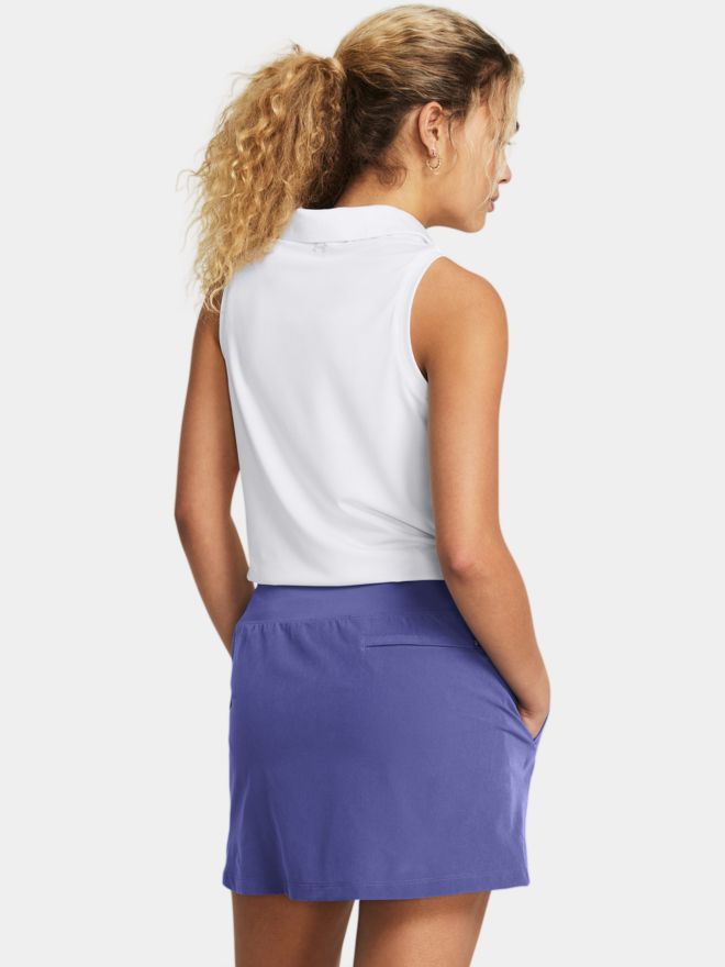 Under Armour UA Playoff ohne Arm Polo weiß