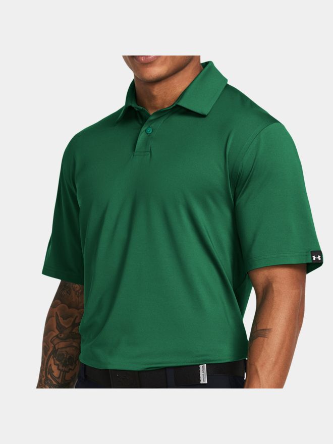 Under Armour T2G LB Halbarm Polo grün