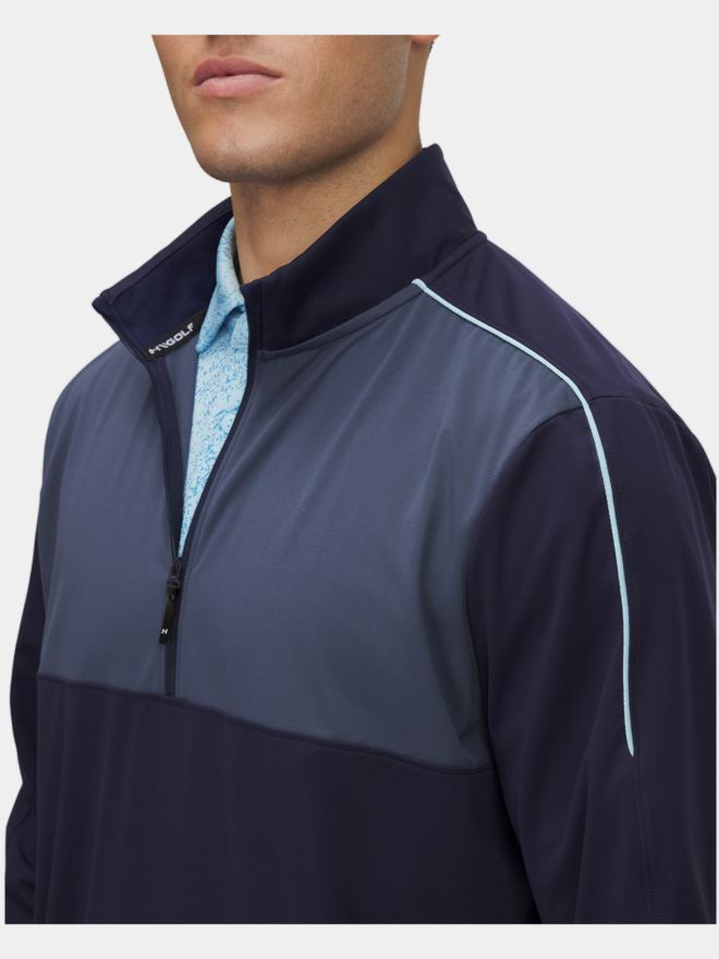 Under Armour Drive Wind Half Zip Stretch Midlayer navy