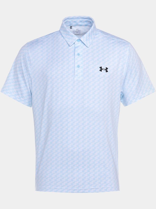 Under Armour Playoff 3.0 Pr. C Club Digi Half Sleeve Polo light blue