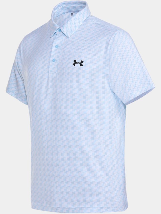 Under Armour Playoff 3.0 Pr. C Club Digi Half Sleeve Polo light blue
