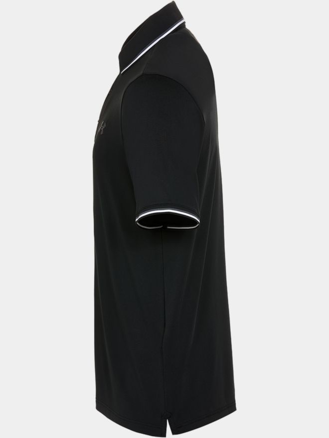 Under Armour Playoff 3.0 Rib Halbarm Polo schwarz