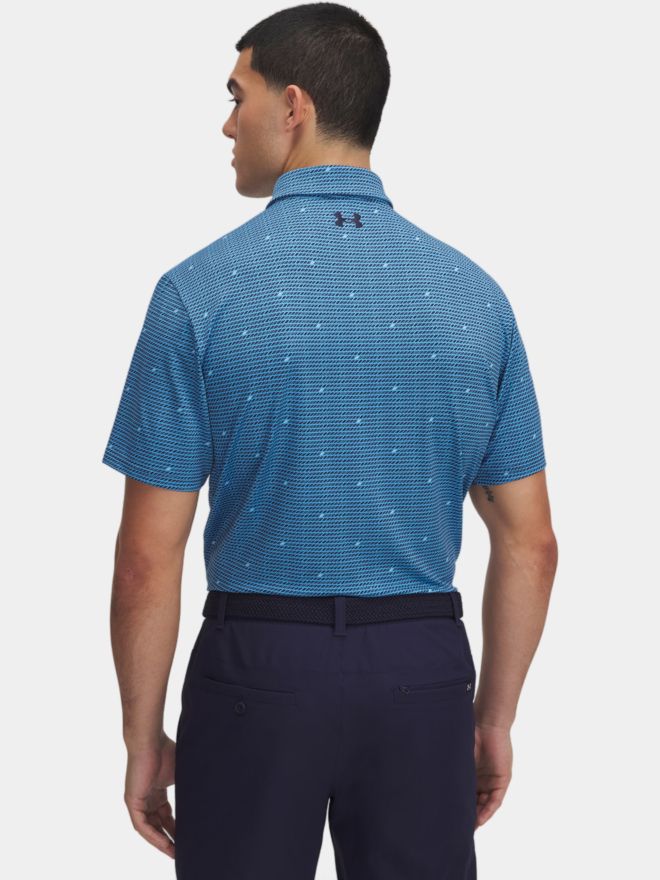 Under Armour Playoff 3.0 Pr. Deuces Slice Halbarm Polo petrol