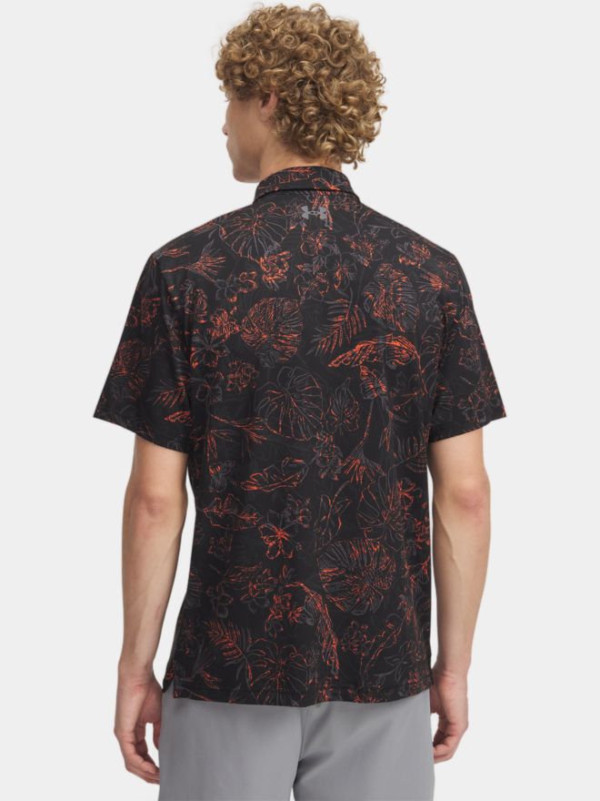 Under Armour Playoff 3.0 Pr. Hawaii Halbarm Polo schwarz