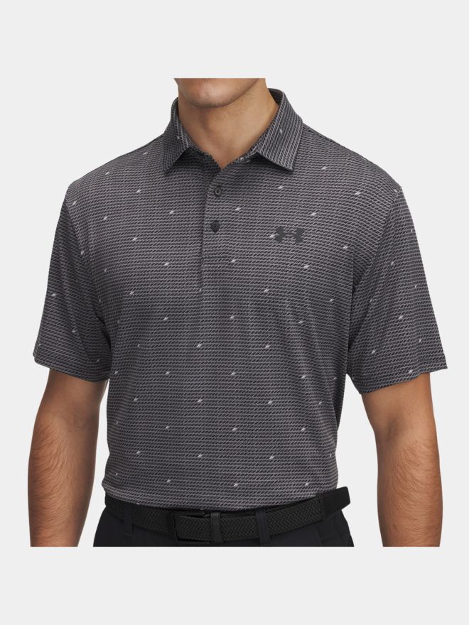 Under Armour Playoff 3.0 Pr. Deuces Slice Halbarm Polo schwarz