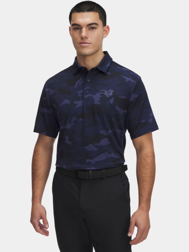 Under Armour Playoff 3.0 Pr. W Ultra Tonal Half-Sleeve Polo navy