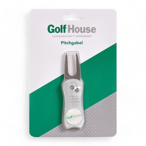 Golf House Pitchgabel silber