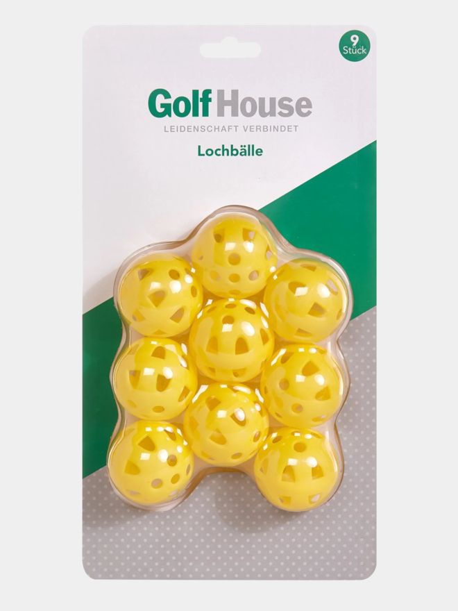 Golf House Lochbälle gelb