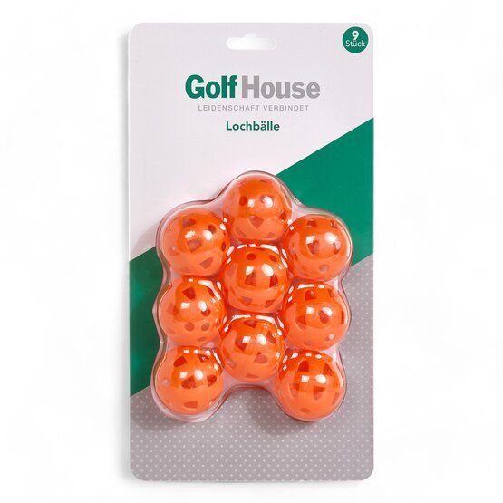 Golf House Hole balls orange