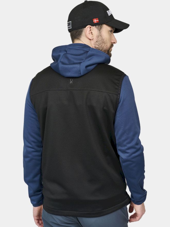 Backtee Hybrid Stretch Weste schwarz