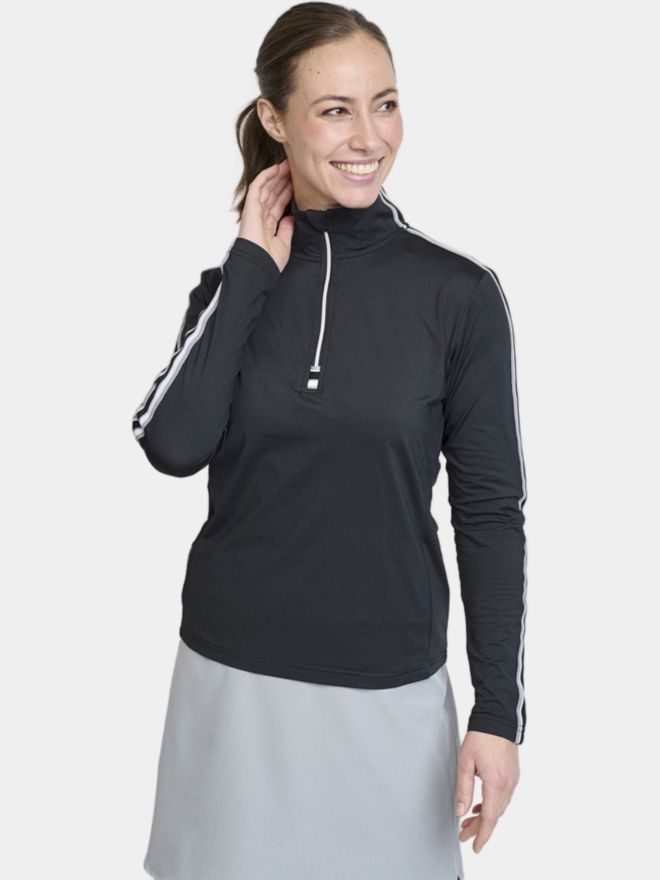 Backtee Ladies Sporty Baselayer Stretch Midlayer schwarz