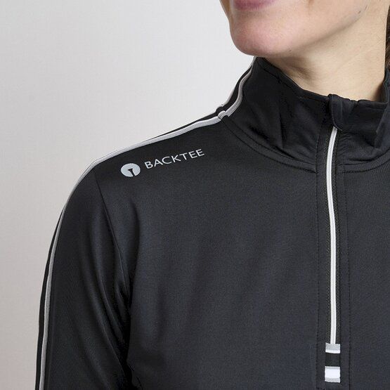 Backtee  Ladies Sporty Baselayer Stretch Midlayer black