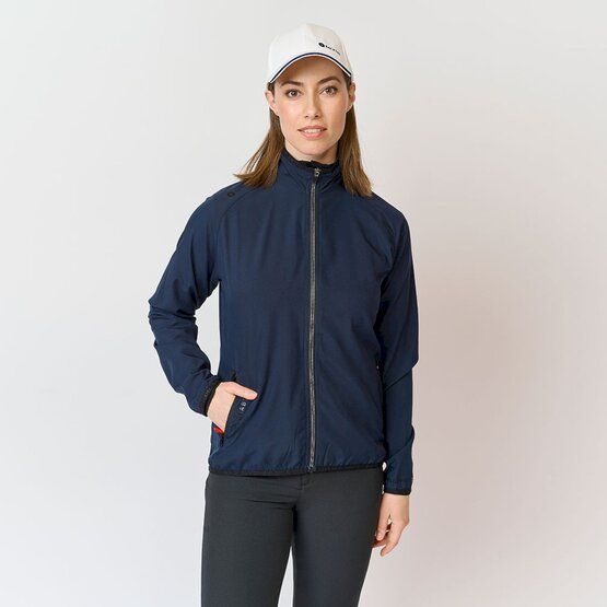 Backtee  Ladies 80G Packable Shield Windstopp Jacket navy