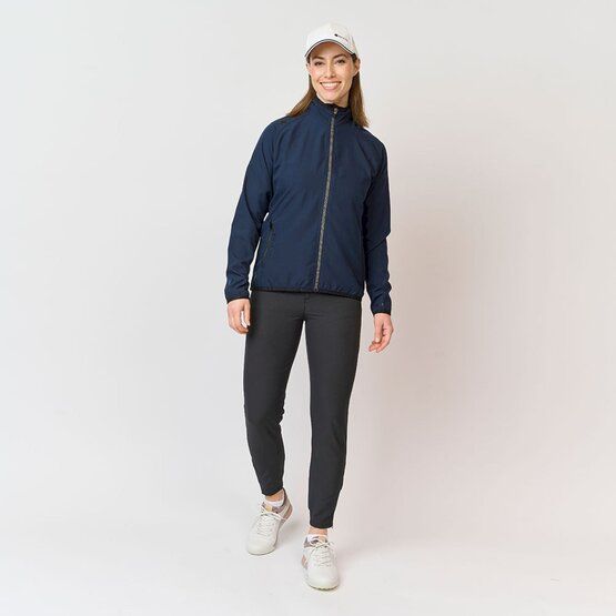 Backtee  Ladies 80G Packable Shield Windstopp Jacket navy