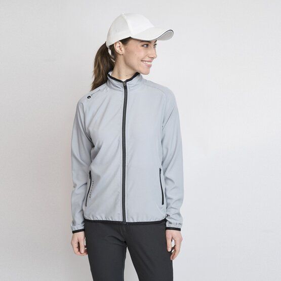 Backtee  Ladies 80G Packable Shield Windstopp Jacket gray