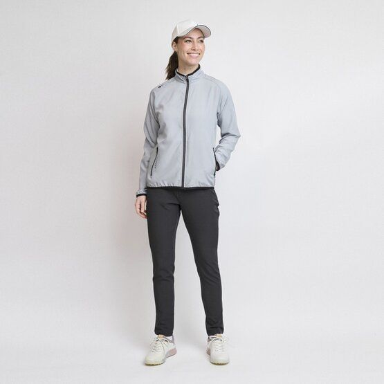 Backtee  Ladies 80G Packable Shield Windstopp Jacket gray