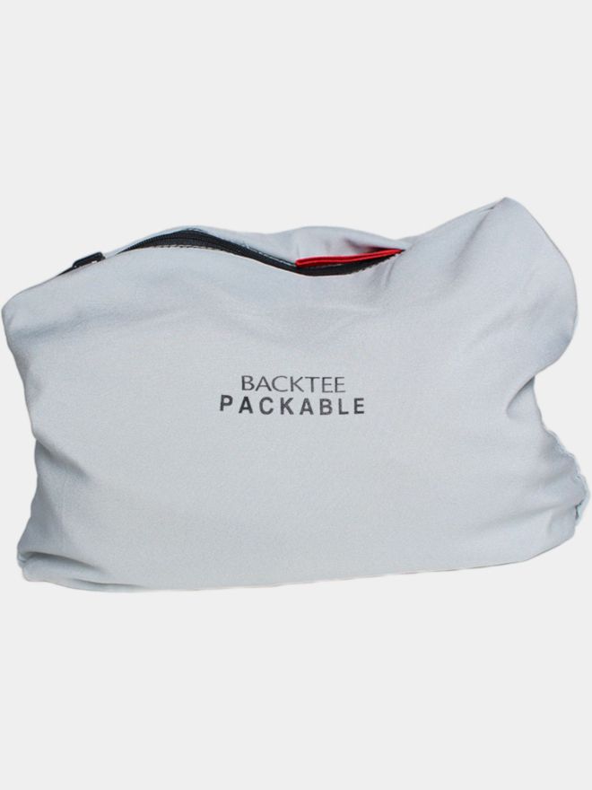 Backtee Ladies 80G Packable Shield Windstopp Jacket gray