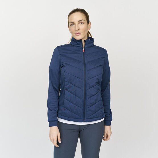 Backtee Ladies Hybrid Thermo Jacke navy