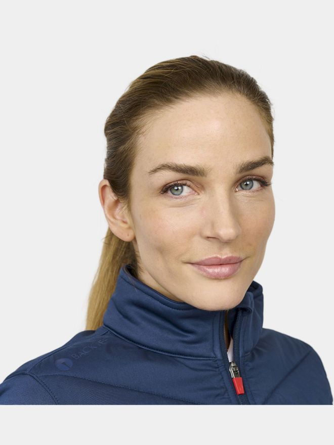 Backtee Ladies Hybrid Thermo Jacke navy