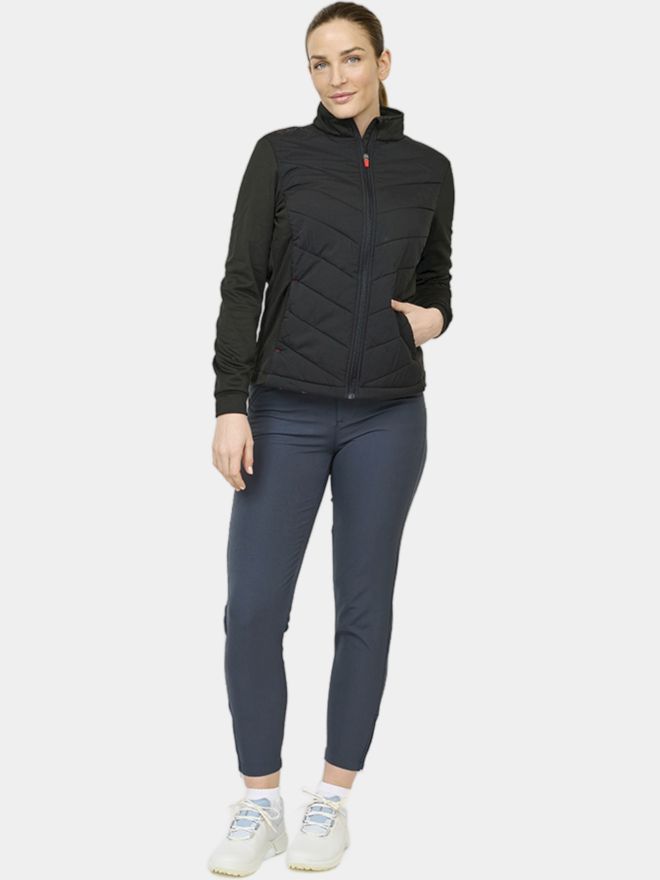Backtee Ladies Hybrid Thermo Jacke schwarz