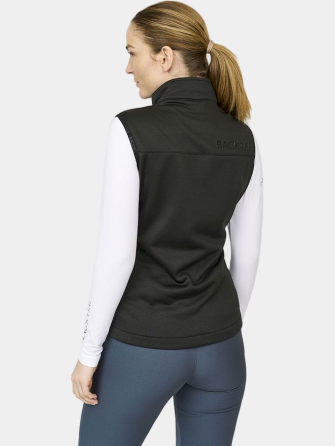 Backtee Ladies Hybrid Thermo Weste schwarz