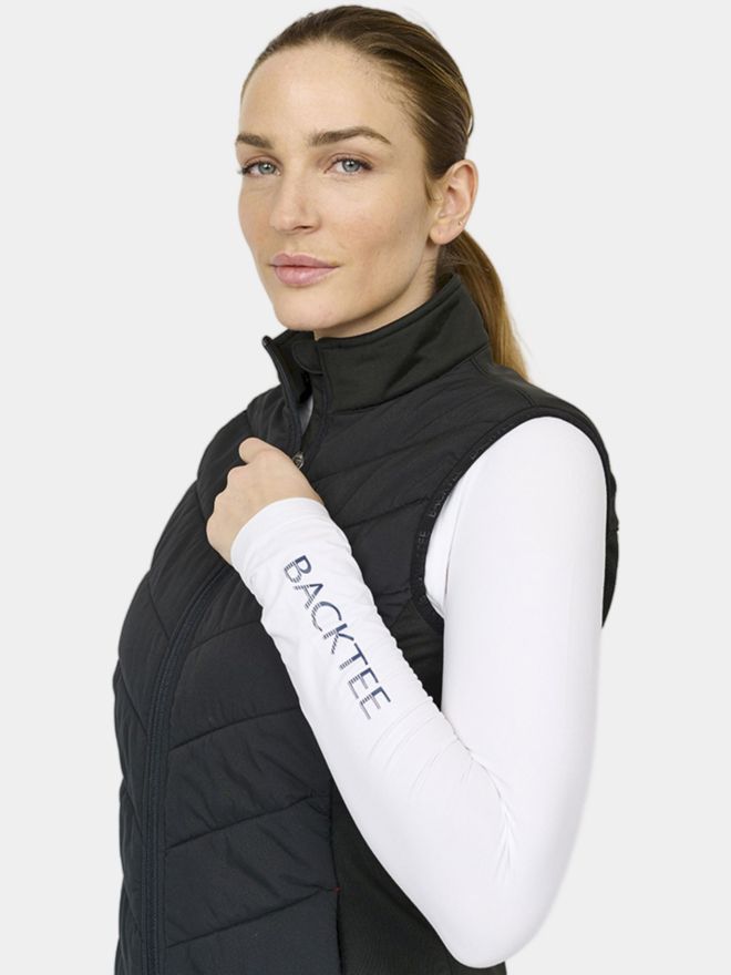 Backtee Ladies Hybrid Thermo Weste schwarz