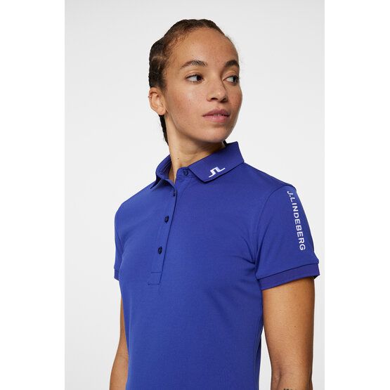 J.Lindeberg  Tour Tech half-sleeve polo blue