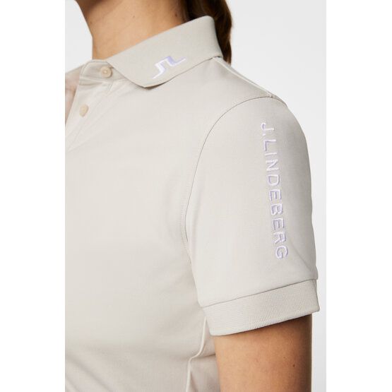 J.Lindeberg  Tour Tech half-sleeve polo sand