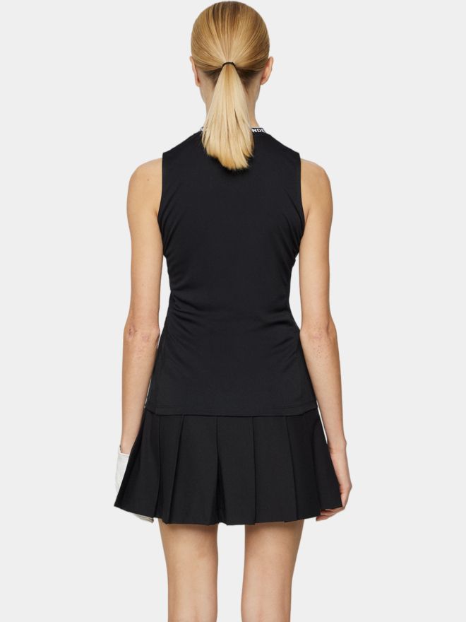 J.Lindeberg Leya Sleeveless Top ohne Arm Polo schwarz